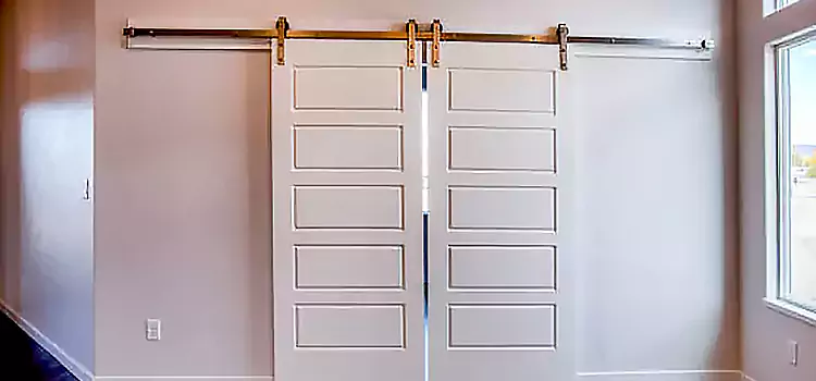 Glass Barn Door with Installation Hardware Kit Sainte-Brigitte-de-Laval